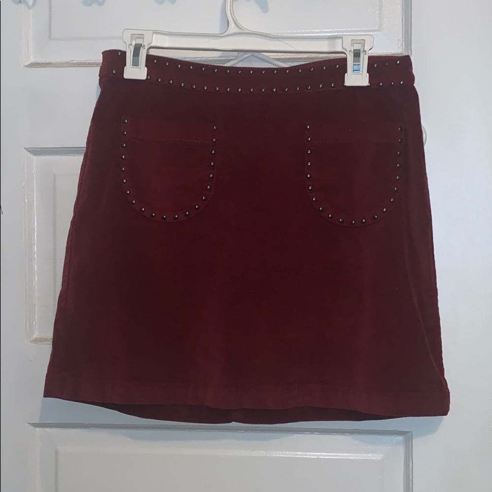 Velvet skirt
